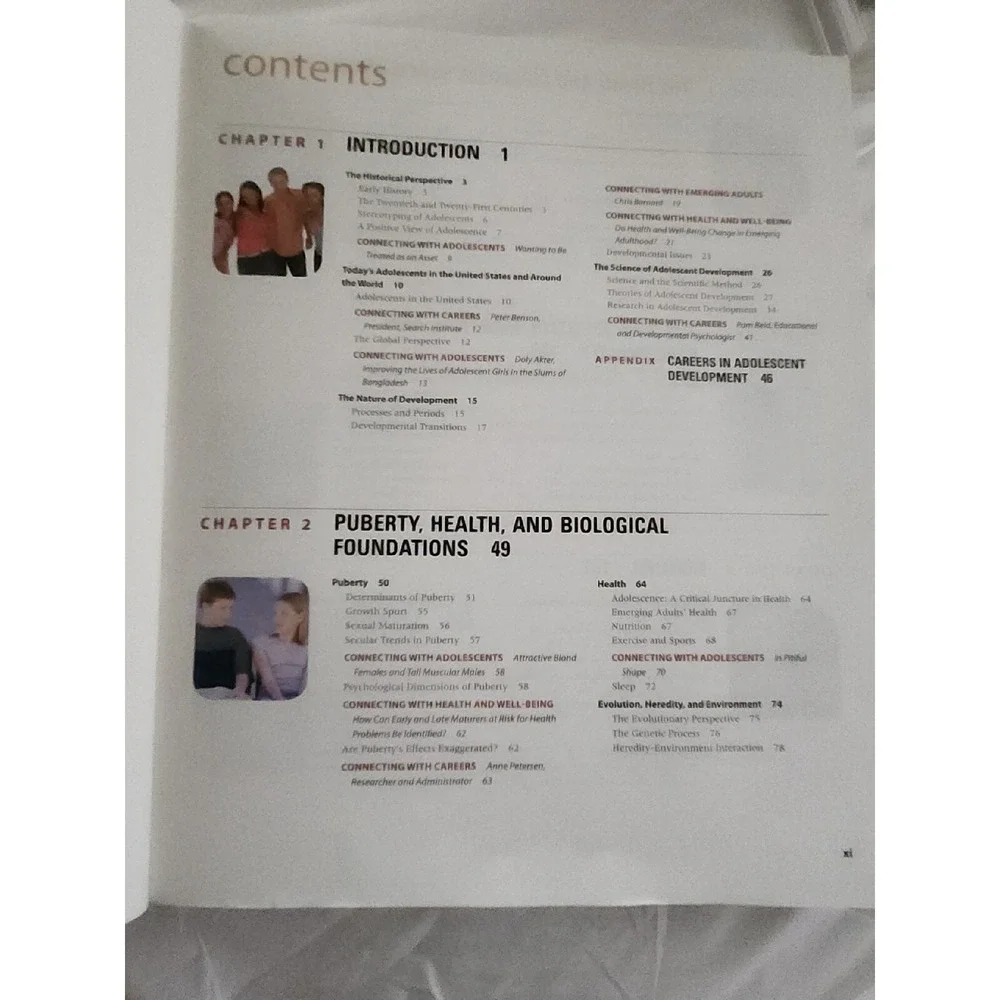 Adolescence by John Santrock Fourteenth Edition 14th  ISBN   9780071316415‎ 2012